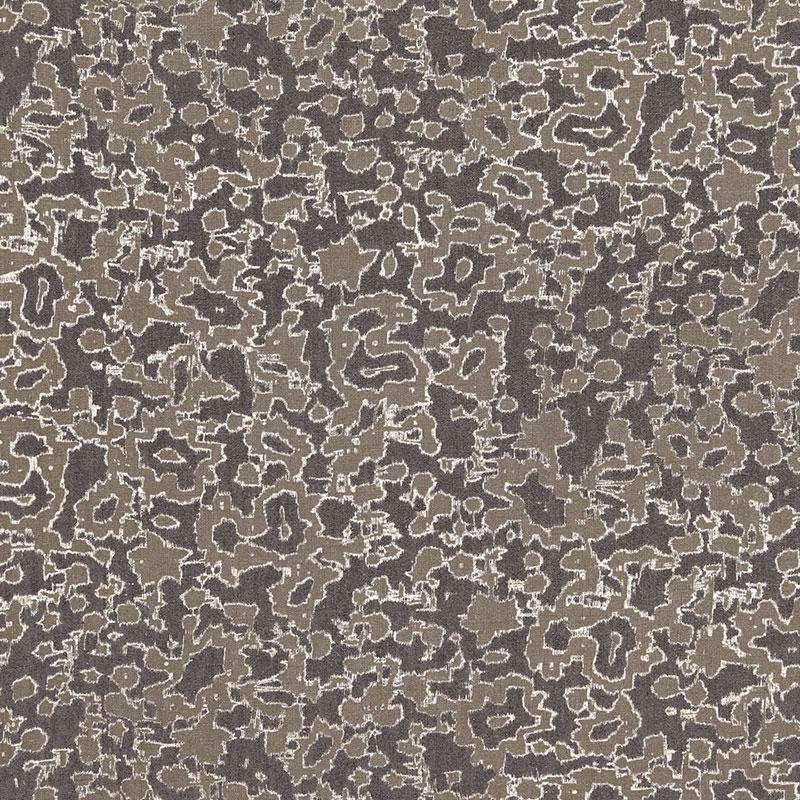 Schumacher Rain Dance Charcoal Fabric