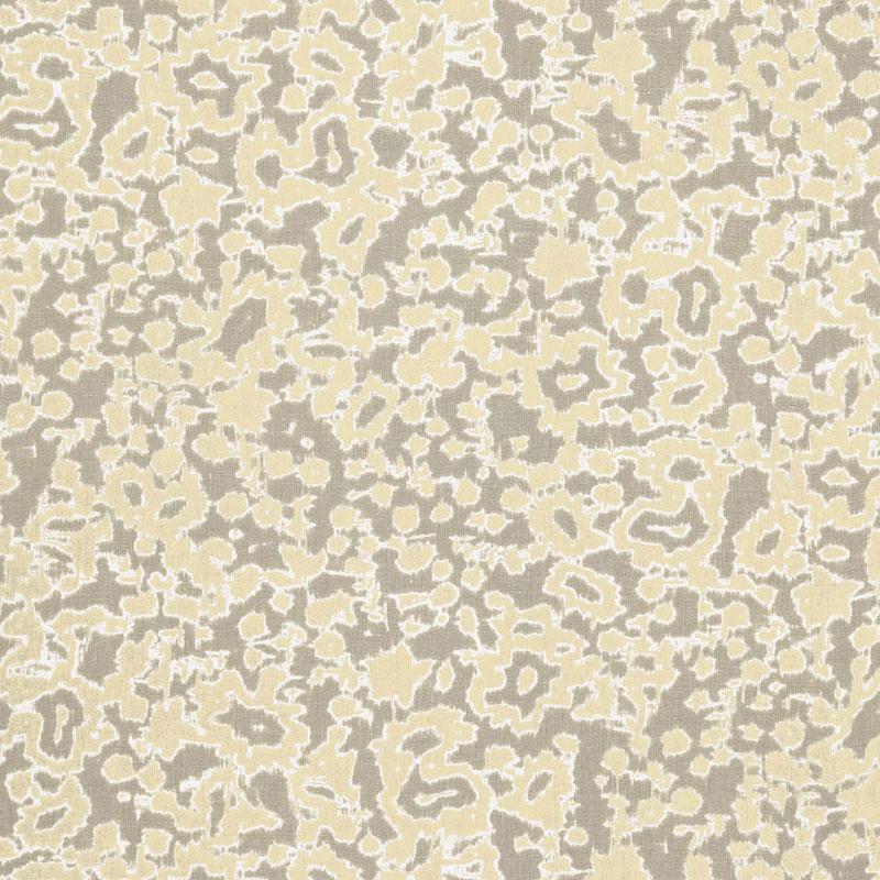 Schumacher Rain Dance Stone Fabric