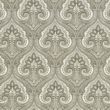 Kasmir Pietro Paisley Charcoal Fabric