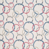 Baker Lifestyle ROUNDEL CHERRY/DENIM/CREAM Wallpaper