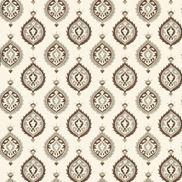 Schumacher Samovar Sepia Wallpaper