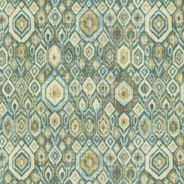 Kasmir Contemplation Teal Fabric