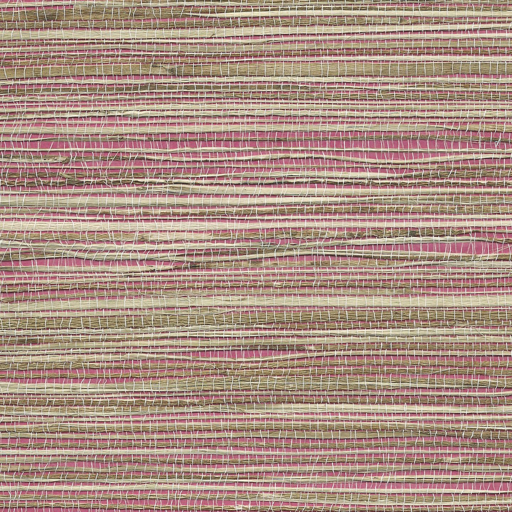 Phillip Jeffries Grass Roots Pink Passion Wallpaper
