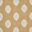 Schumacher Savanna Jute Embroidered Sheer Jute Fabric
