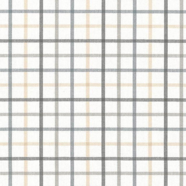 Kasmir Piper Check Smoke Fabric