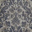 Schumacher Shalimar Sheer Indigo Fabric