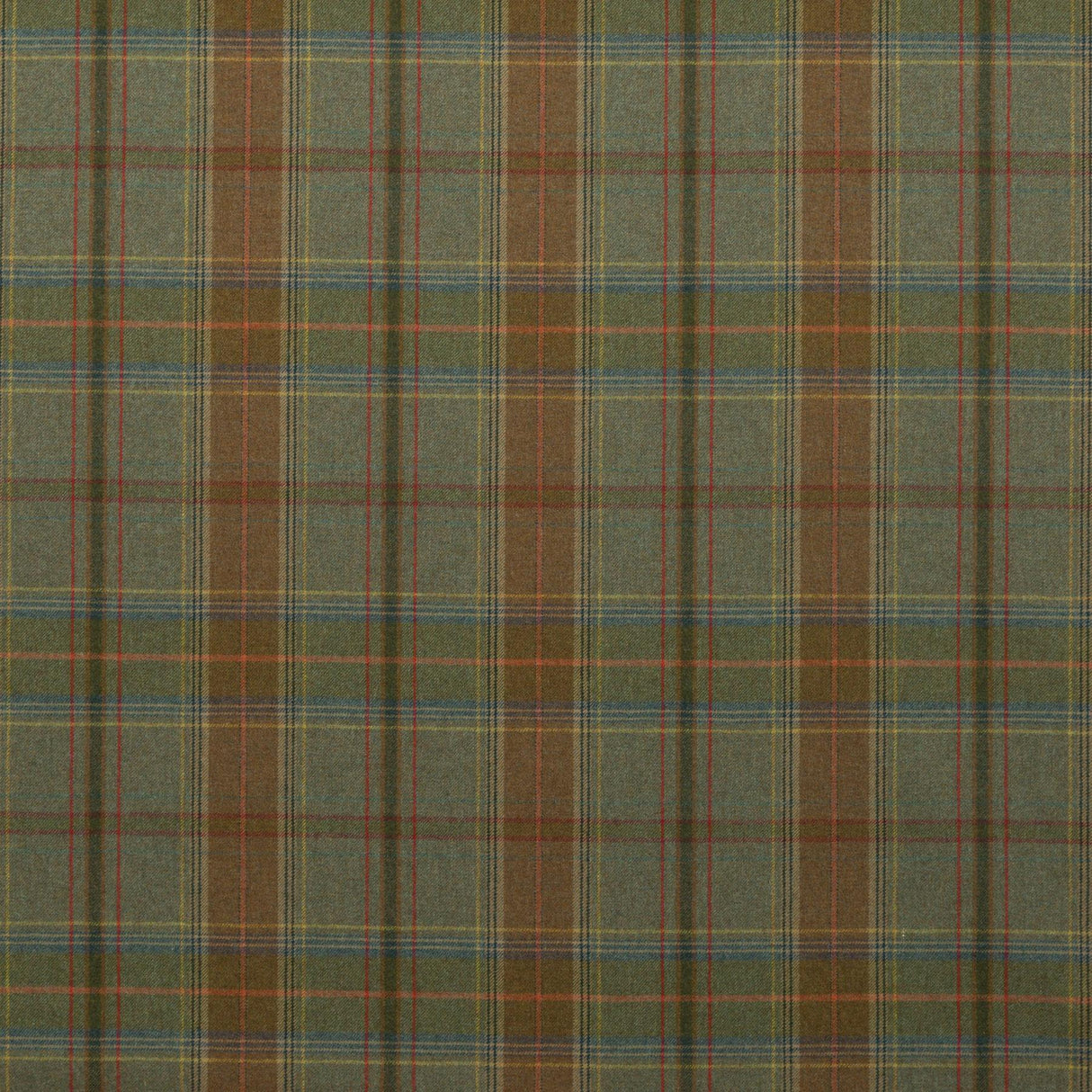 Mulberry SHETLAND PLAID LOVAT Fabric