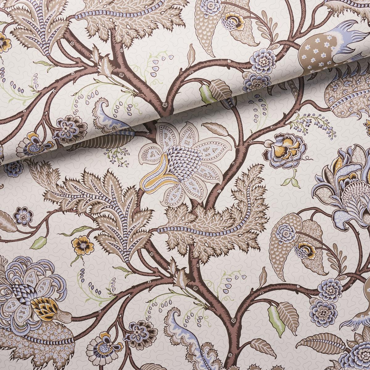 Schumacher Sinhala Sidewall Stone Wallpaper