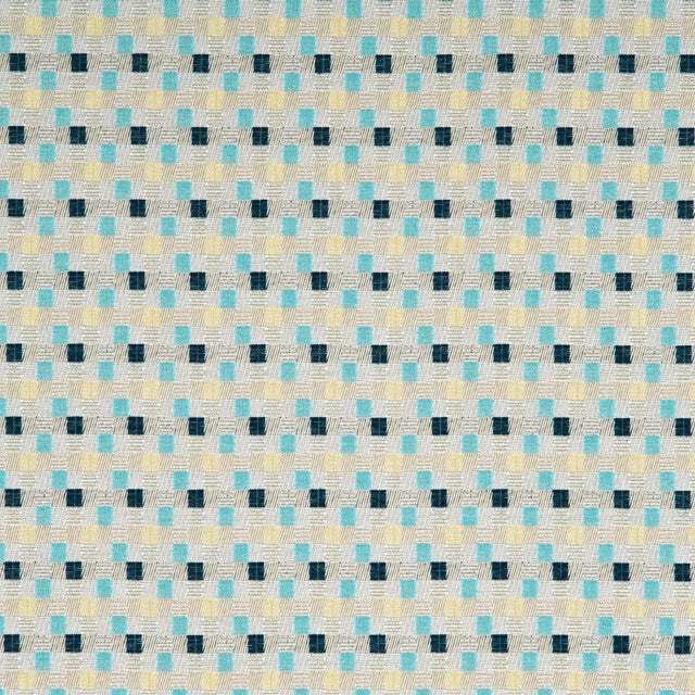 Baker Lifestyle SKANE AQUA/INDIGO/LINEN Fabric