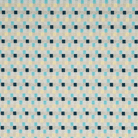 Baker Lifestyle SKANE AQUA/INDIGO/LINEN Fabric