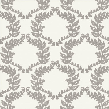 Kasmir Hummingbird Vine Silver Fabric