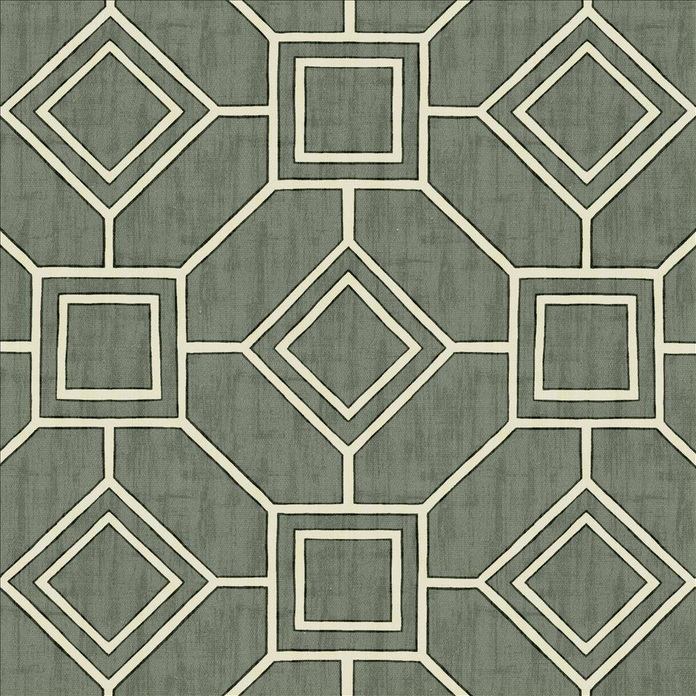 Kasmir Magnitude Graphite Fabric