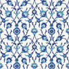 Schumacher Sultan'S Trellis Peacock Wallpaper