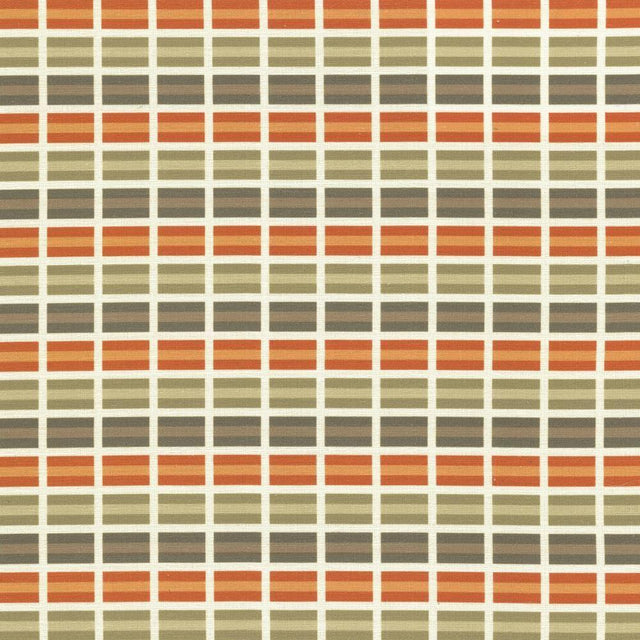 Kasmir Power Grid Peach Glow Fabric