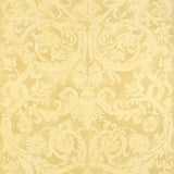 Schumacher Pontine Damask Soft Gold Wallpaper