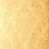 Schumacher Giovan Damask Maize Wallpaper