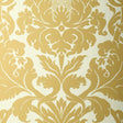 Schumacher Fiorella Damask Patina Wallpaper