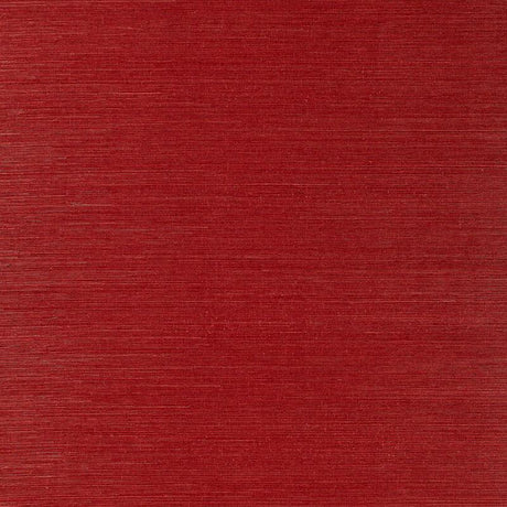 Schumacher Osan Sisal Red Wallpaper