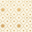 Schumacher Taj Trellis Burnished Gilt Wallpaper