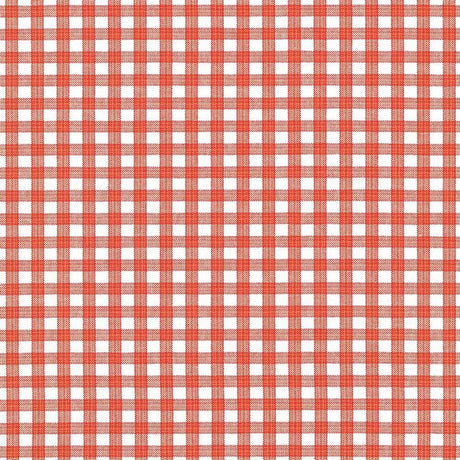 Kasmir Prima Check Orange Fabric