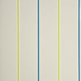 Baker Lifestyle TASIE STRIPE CREAM/TEAL/LIME Wallpaper