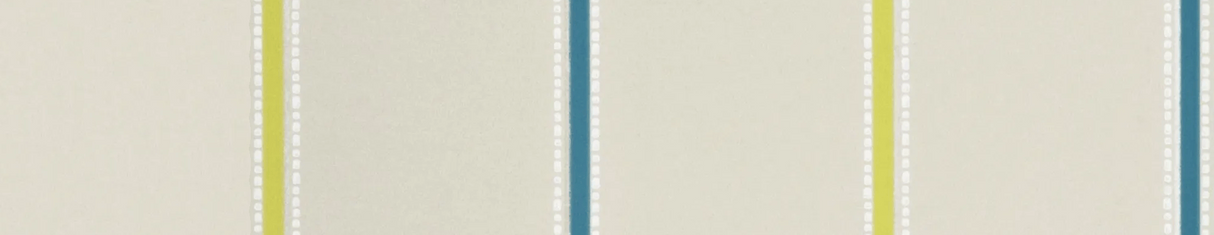 Baker Lifestyle TASIE STRIPE CREAM/TEAL/LIME Wallpaper