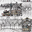 Schumacher Trains Multi On White Wallpaper