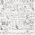 Schumacher Aviary Black On White Wallpaper