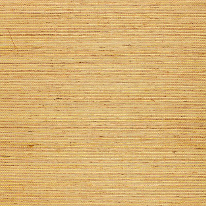 Schumacher Sumba Sisal Caramel Wallpaper