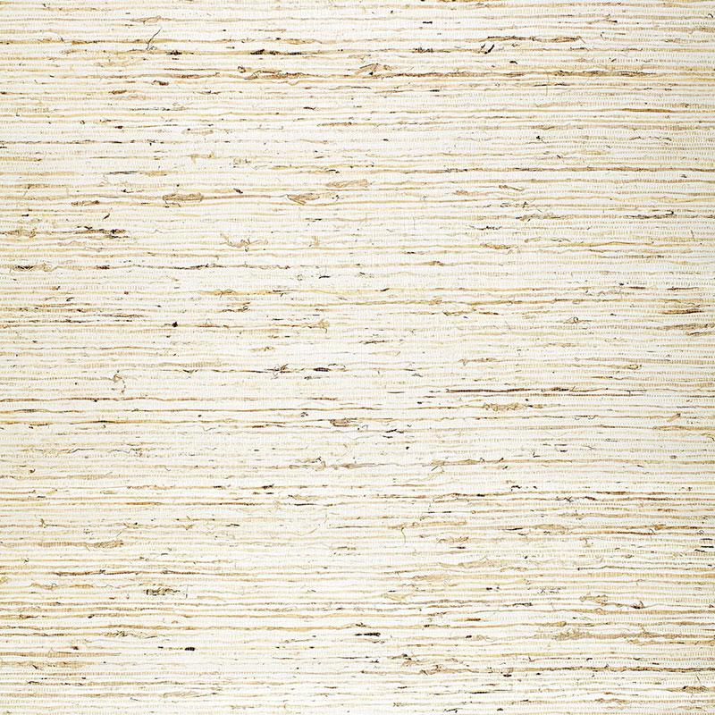 Schumacher Jinan Arrowroot Pewter Wallpaper
