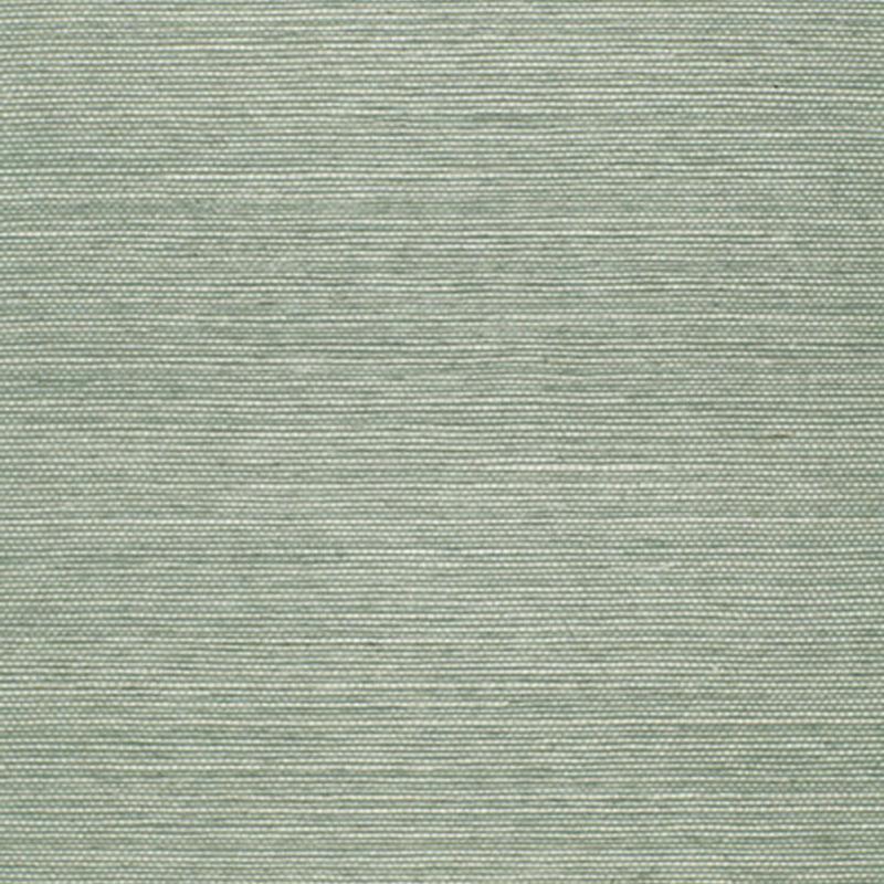 Schumacher Onna Sisal Aqua Wallpaper