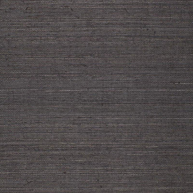 Schumacher Onna Sisal Black Wallpaper
