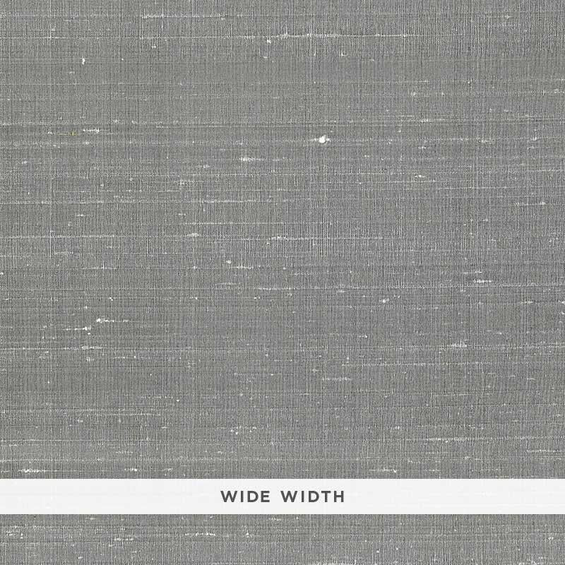 Schumacher Shijin Silk Silver Wallpaper