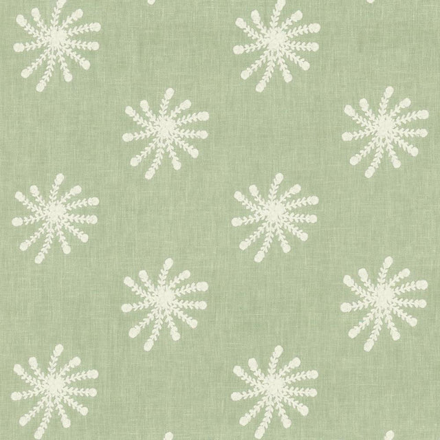 Kasmir Snowflake Aquamarine Fabric