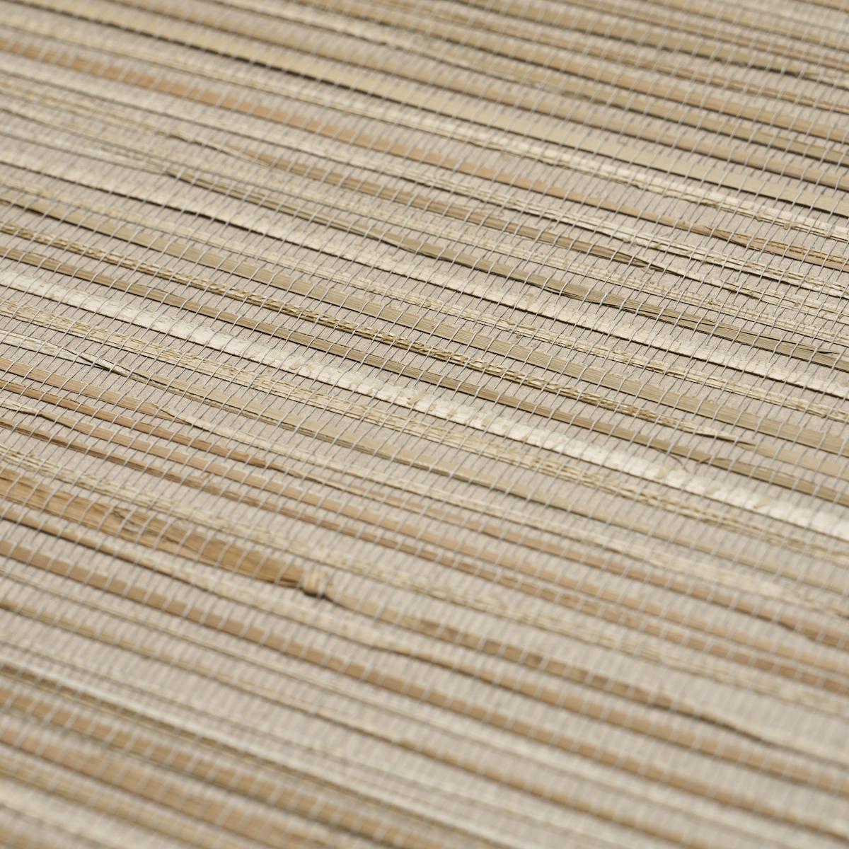 Schumacher Nami Rushcloth Slate Wallpaper