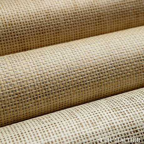 Schumacher Mitsu Weave Gold Wallpaper