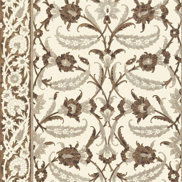 Schumacher Topkapi Sepia Wallpaper