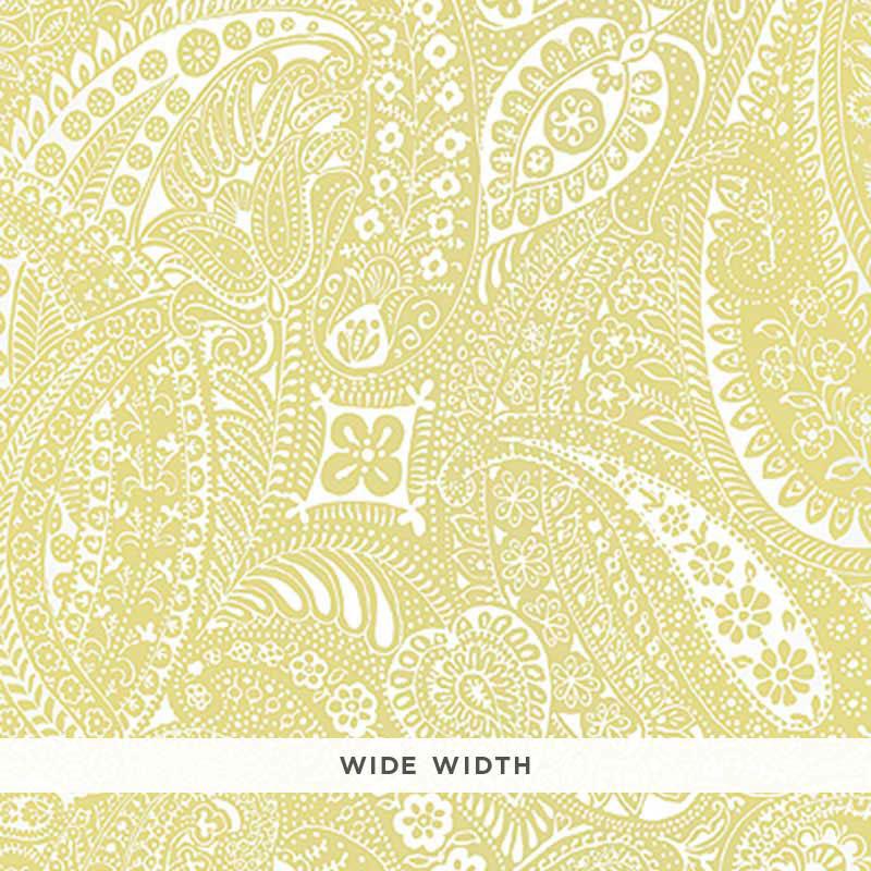 Schumacher Paisley Print Spring Wallpaper