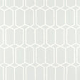 Schumacher Modern Trellis Cirrus Wallpaper