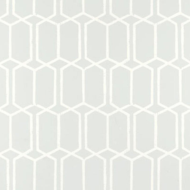 Schumacher Modern Trellis Cirrus Wallpaper