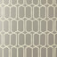 Schumacher Modern Trellis Silver Wallpaper