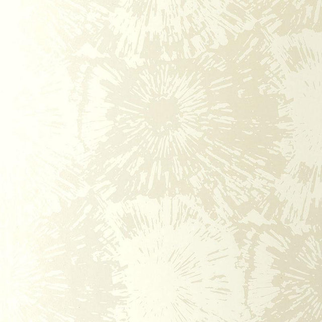 Schumacher Fireworks White Opal Wallpaper