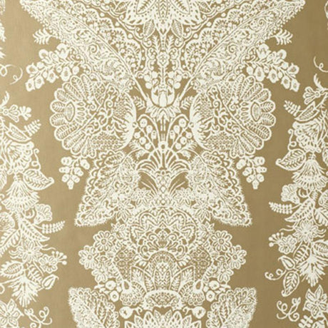 Schumacher Lace Champagne Wallpaper