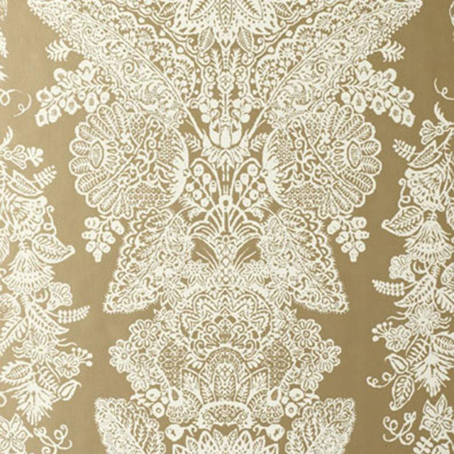 Schumacher Lace Champagne Wallpaper