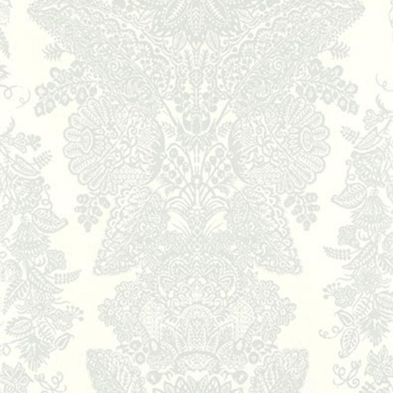 Schumacher Lace Cirrus Wallpaper