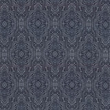 Kasmir Purana Paisley Indigo Fabric