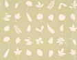 Baker Lifestyle TUMBLING LEAVES GREEN Wallpaper