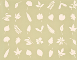 Baker Lifestyle TUMBLING LEAVES GREEN Wallpaper