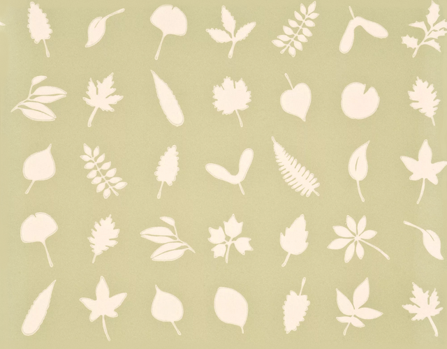 Baker Lifestyle TUMBLING LEAVES GREEN Wallpaper