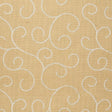 Schumacher Adhafera Scroll Straw Wallpaper